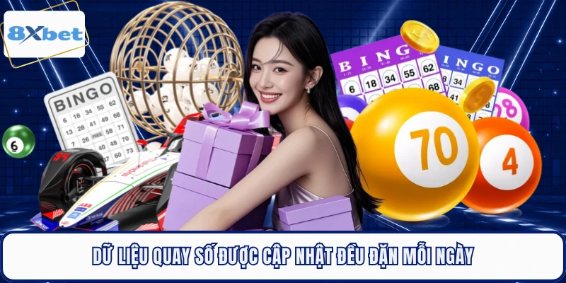 Dữ liệu quay số được cập nhật đều đặn mỗi ngày